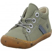 Preisvergleich für Schuhe: Baby Lauflernschuhe Krabbelschuhe Pepina Cay Lauflernschuh Babyschuhe Jungen Nubukleder uni Halbschuhe grün Gr. 21 Jungen Kinder