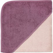 Preisvergleich für Heimtextilien: Kapuzen-Badetuch,rosa, 100 x 100 cm rosa/lila