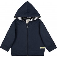 Preisvergleich für Oberteile: Kapuzenjacke Sweatjacken dunkelblau Gr. 86/92