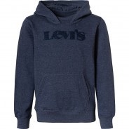 Preisvergleich für Oberteile: Kapuzenpullover  blau Gr. 140 Jungen Kinder