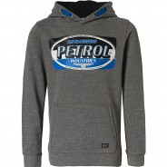 Preisvergleich für Oberteile: Kapuzenpullover  grau Gr. 176 Jungen Kinder