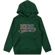 Preisvergleich für Oberteile: Kapuzenpullover  grün Gr. 140 Jungen Kinder