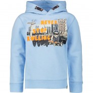 Preisvergleich für Oberteile: Kapuzenpullover  hellblau Gr. 104/110 Jungen Kleinkinder