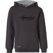 Preisvergleich für Oberteile: Kapuzenpullover HYPERLOOK  grau/anthrazit Gr. 128 Jungen Kinder