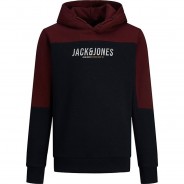 Preisvergleich für Oberteile: Kapuzenpullover JJEDAN  dunkelblau Gr. 152 Jungen Kinder