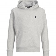 Preisvergleich für Oberteile: Kapuzenpullover JJESTAR  weiß Gr. 140 Jungen Kinder