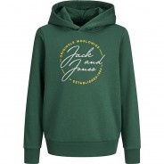 Preisvergleich für Oberteile: Kapuzenpullover JORJERRYS  grün Gr. 128 Jungen Kinder