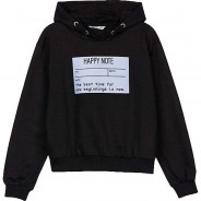 Preisvergleich für Oberteile: Kapuzenpullover KINDA  schwarz Gr. 164 Mädchen Kinder