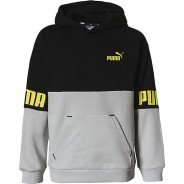 Preisvergleich für Oberteile: Kapuzenpullover POWER  grau-kombi Gr. 164 Jungen Kinder