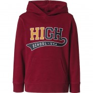 Preisvergleich für Oberteile: Kapuzenpullover  rot Gr. 122 Jungen Kinder