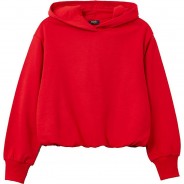 Preisvergleich für Oberteile: Kapuzenpullover  rot Gr. 170 Mädchen Kinder