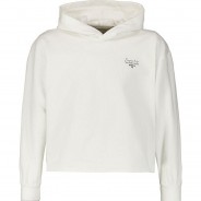 Preisvergleich für Oberteile: Kapuzenpullover  weiß Gr. 128/134 Mädchen Kinder