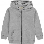 Preisvergleich für Oberteile: Kapuzensweatjacke Sweatjacken  hellgrau Gr. 164 Jungen Kinder