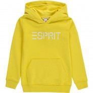 Preisvergleich für Oberteile: Kapuzensweatshirt Kapuzenpullover  gelb Gr. 92 Mädchen Kleinkinder