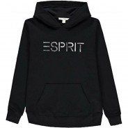 Preisvergleich für Oberteile: Kapuzensweatshirt Kapuzenpullover  schwarz Gr. 140 Mädchen Kinder