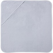 Preisvergleich für Heimtextilien: Kapuzentuch Stars silber Gr. 85 x 85