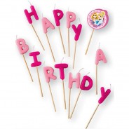 Preisvergleich für Backzubehör: Kerzen Happy Birthday Disney Princess