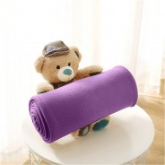 Preisvergleich für Heimtextilien: Kinder- & Baby Fleecedecke Kidz ca. 130x160 Fleecedecke / Babydecke Kettel-Einfassung & Anti-Pilling lila Gr. 130 x 160