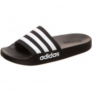 Preisvergleich für Bademode: Kinder Badelatschen ADILETTE SHOWER K schwarz/weiß Gr. 35