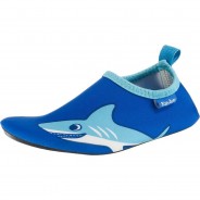 Preisvergleich für Bademode: Kinder Badeschuhe Hai blau Gr. 24/25 Jungen Kleinkinder