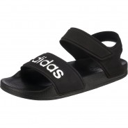 Preisvergleich für Schuhe: adidas Sandalen, Cloadfoam-Fußbett, Klettverschluss, für Kinder, schwarz/ weiß, 32
