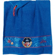 Preisvergleich für Heimtextilien: "Kinder-Badetuch ""Capt`n Sharky"" Frottier" blau Gr. 70 x 130