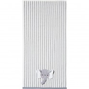 Preisvergleich für Heimtextilien: "Kinder-Badetuch ""Elefant"" Frottier" weiß Gr. 70 x 140