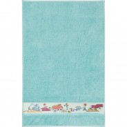 Preisvergleich für Heimtextilien: Kinder-Badetuch Frottier türkis Gr. 70 x 110
