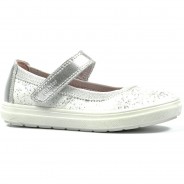 Preisvergleich für Schuhe: Kinder Ballerinas silber Gr. 33 Mädchen Kinder