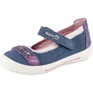 Preisvergleich für Schuhe: Kinder Ballerinas TENSY WMS Weite M4 rosa/blau Gr. 26 Mädchen Kleinkinder