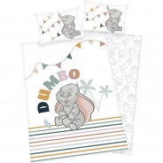 Preisvergleich für Heimtextilien: "Kinder-Bettwäsche ""Disney´s Dumbo"" Flanell" bunt Gr. 100 x 135 + 40 x 60