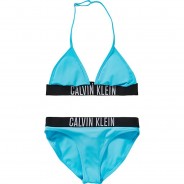 Preisvergleich für Bademode: Kinder Bikini (recycelt) blau Gr. 140/152 Mädchen Kinder