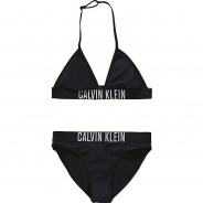 Preisvergleich für Bademode: Kinder Bikini (recycelt) schwarz Gr. 140/152 Mädchen Kinder