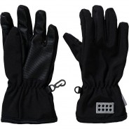 Preisvergleich für Sonstiges: Kinder Fingerhandschuhe LWATLIN schwarz Gr. 122/128