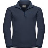 Preisvergleich für Oberteile: Kinder Fleecepullover GECKO (recycelt) dunkelblau Gr. 128