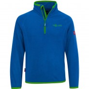 Preisvergleich für Oberteile: Kinder Fleecepullover NORDLAND blau/grün Gr. 110 Jungen Kleinkinder