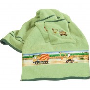 Preisvergleich für Heimtextilien: Kinder-Frottier-Set 3-tlg. Frottier grün Gr. one size