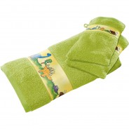 Preisvergleich für Heimtextilien: Kinder-Frottier-Set 3-tlg. Frottier grün Gr. one size