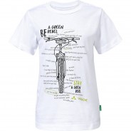 Preisvergleich für Oberteile: Kinder Funktionsshirt Regular fit LEZZA, Organic Cotton weiß-kombi Gr. 146/152