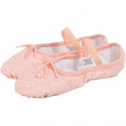 Preisvergleich für Schuhe: Kinder Glitzer Ballettschuhe rosa Gr. 25,5