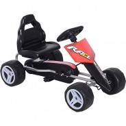 Preisvergleich für Kinderfahrzeuge: Kinder Go-Kart schwarz/rot