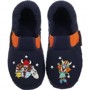 Preisvergleich für Schuhe: Kinder Hausschuhe AUHAGEN dunkelblau Gr. 23 Jungen Kleinkinder