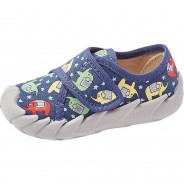 Preisvergleich für Schuhe: Kinder Hausschuhe STAR STAN dunkelblau Gr. 22 Jungen Kleinkinder