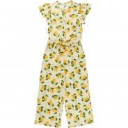 Preisvergleich für Hosen: Kinder Jumpsuit LPLIMA, Organic Cotton gelb Gr. 134/140 Mädchen Kinder