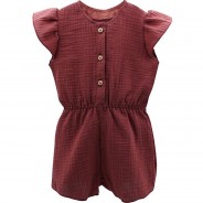 Preisvergleich für Hosen: Kinder Jumpsuit rot Gr. 116 Mädchen Kinder