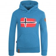 Preisvergleich für Oberteile: Kinder Kapuzenpullover blau Gr. 164