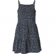 Preisvergleich für Kleider & Röcke: Kinder Kleid blau Gr. 128 Mädchen Kinder