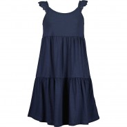 Preisvergleich für Kleider & Röcke: Kinder Kleid blau Gr. 164 Mädchen Kinder