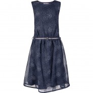 Preisvergleich für Kleider & Röcke: Kinder Kleid dunkelblau Gr. 170 Mädchen Kinder