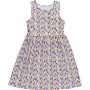 Preisvergleich für Kleider & Röcke: Kinder Kleid LPAYA, Organic Cotton blau Gr. 158/164 Mädchen Kinder